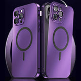 Magnetische Metalen iPhone Hoes – Beschermt tegen Krassen, Stoten en Vallen met Slank Modern Ontwerp