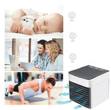 Draagbare Mini-Airconditioner 3-in-1 | Koelen, Bevochtigen & Luchtzuiveren | Ideaal Voor Thuis en Kantoor