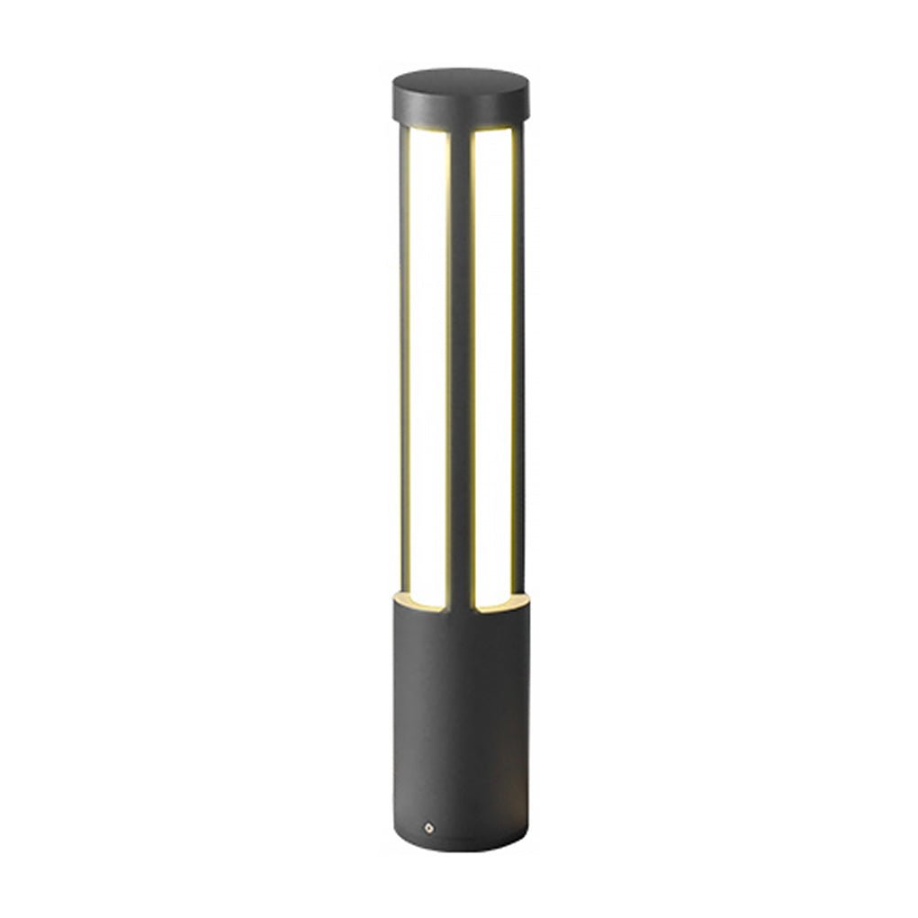 Cilindervormige LED Zwarte Moderne Buitenpaallampen
