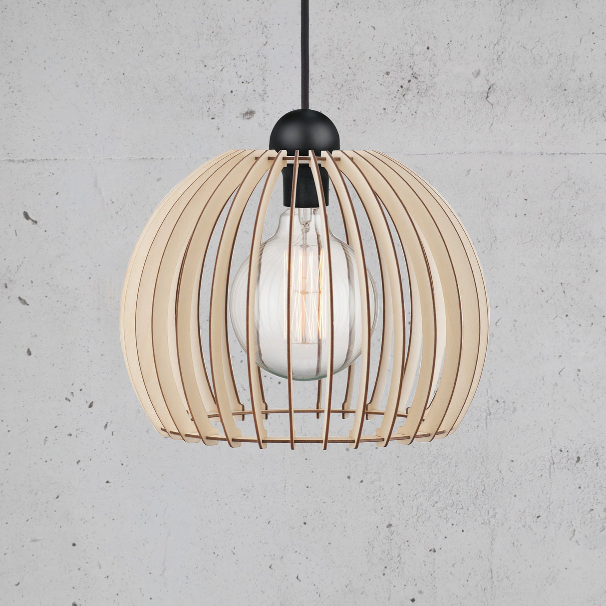 Scandinavische Houten Chino Hanglamp - Stijlvol en Sfeervol