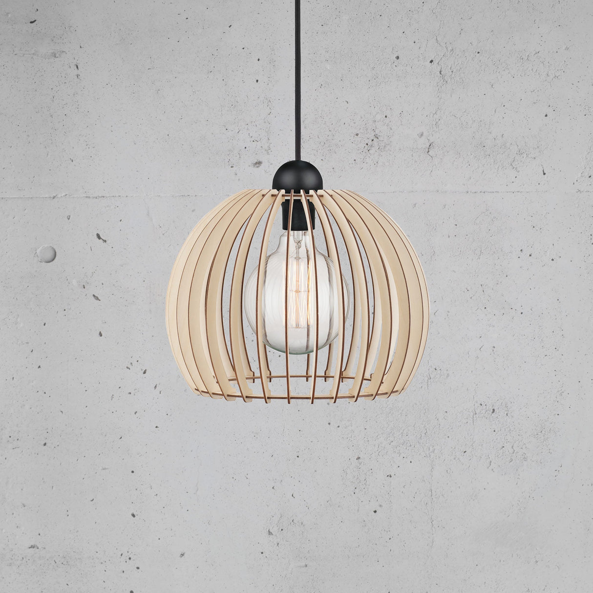 Scandinavische Houten Chino Hanglamp - Stijlvol en Sfeervol