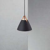 Industriële Hanglamp met Lederen Strap