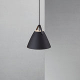 Industriële Hanglamp met Lederen Strap