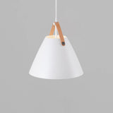 Industriële Hanglamp met Lederen Strap