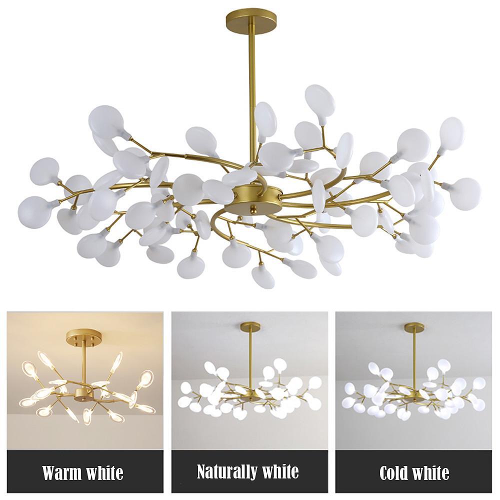 LED Vuurvlieg Sputnik Kroonluchter Moderne Hanglamp voor Woonkamer en Slaapkamer Plafondlampen