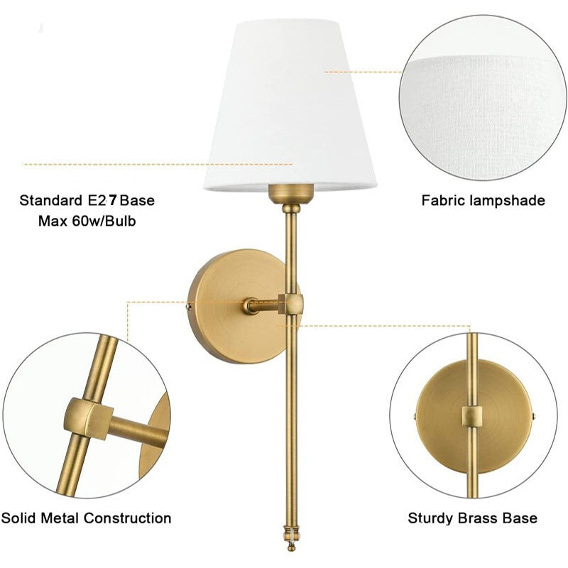 Set van 2 Elegante Wandlampen - Moderne Verlichting voor Elke Kamer
