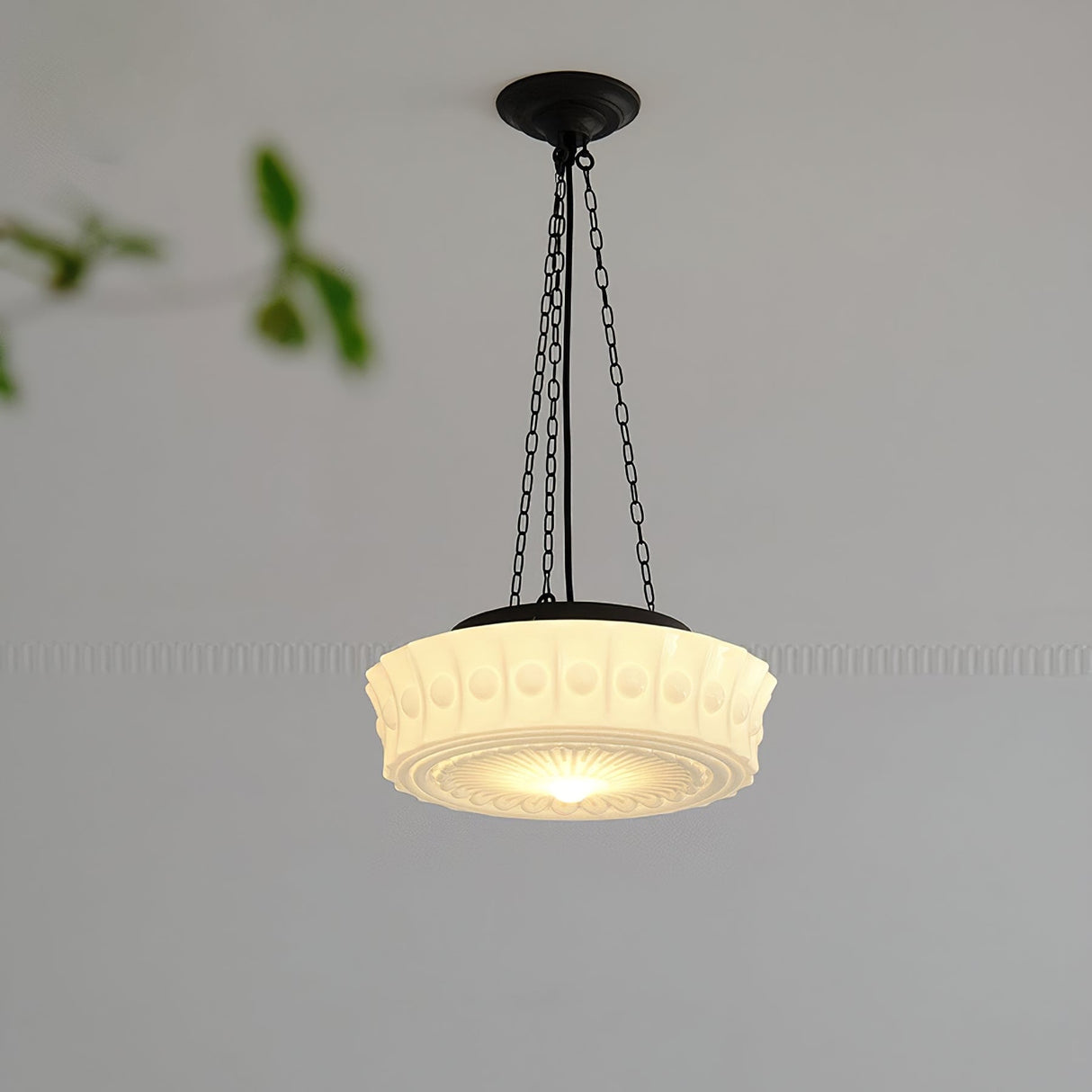 Kunst Vintage Koepel Plafondlamp