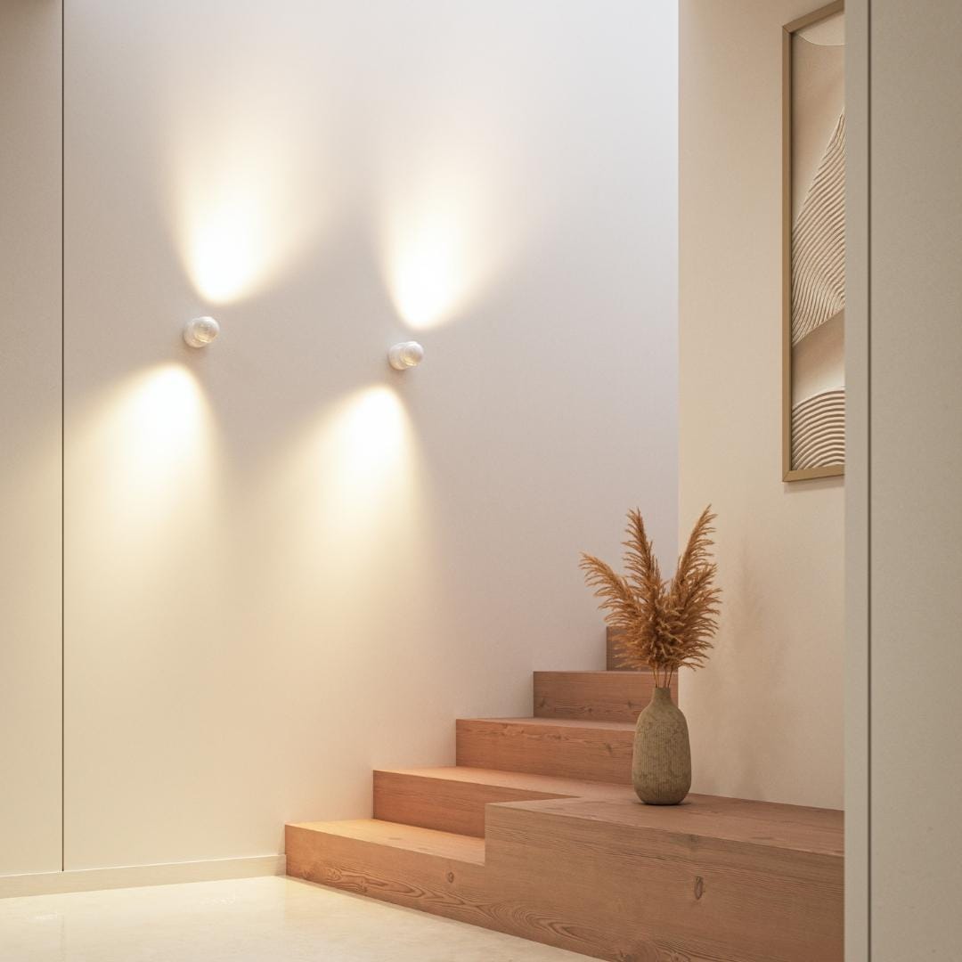 Stijlvolle LED Wandlamp LumiWave – Energiezuinig, Modern Design voor Binnen en Buiten, Mat Zwart