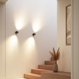 Stijlvolle LED Wandlamp LumiWave – Energiezuinig, Modern Design voor Binnen en Buiten, Mat Zwart