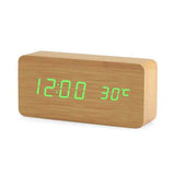 Nordic Digitale LED Wekker met Spraakbesturing | Modern Design en Handsfree Bediening