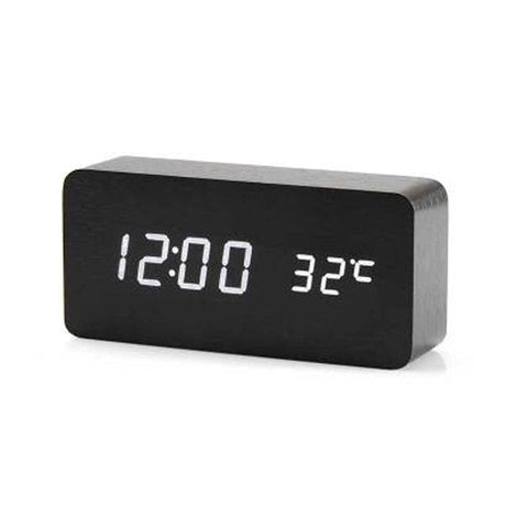 Nordic Digitale LED Wekker met Spraakbesturing | Modern Design en Handsfree Bediening
