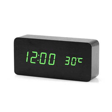 Nordic Digitale LED Wekker met Spraakbesturing | Modern Design en Handsfree Bediening