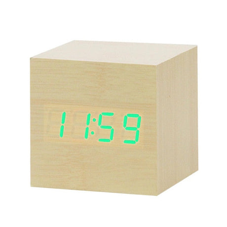 Nordic Digitale LED Wekker met Spraakbesturing | Modern Design en Handsfree Bediening