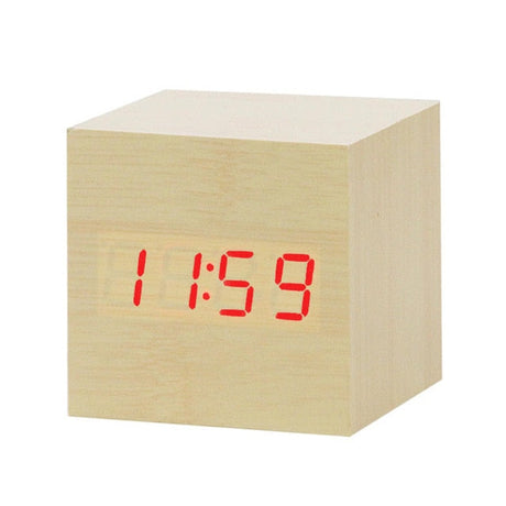 Nordic Digitale LED Wekker met Spraakbesturing | Modern Design en Handsfree Bediening