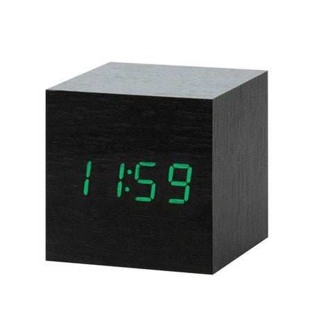Nordic Digitale LED Wekker met Spraakbesturing | Modern Design en Handsfree Bediening