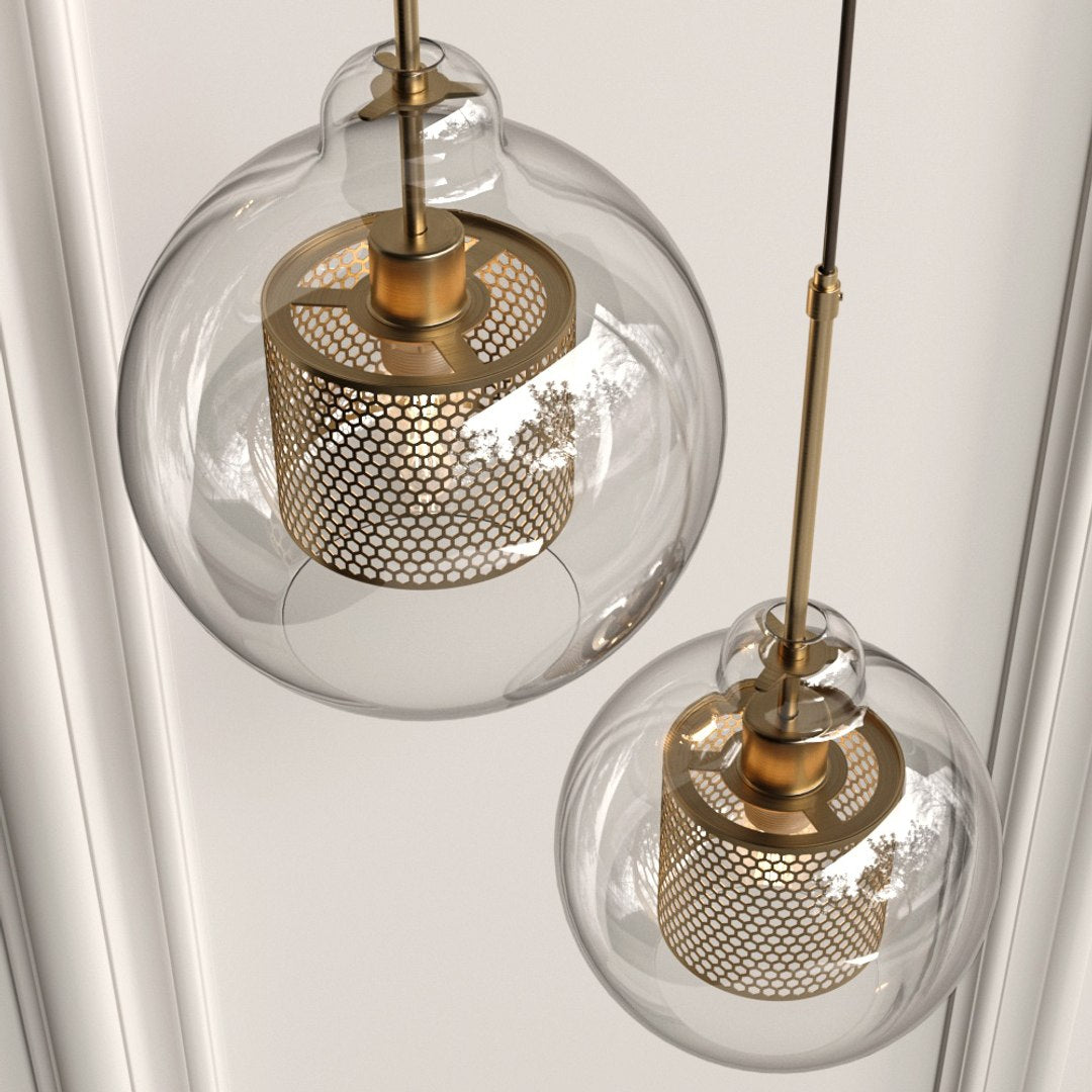 Moderne Decor Chiswick Glazen Hanglamp
