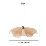 Rotan Bloem Rustieke Hanglamp