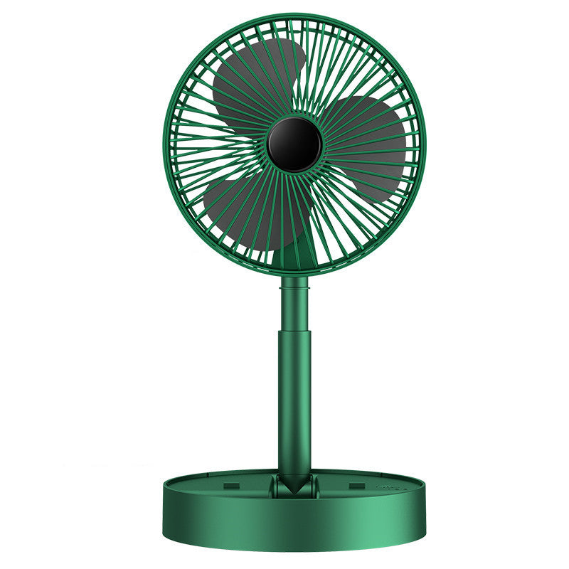 Draagbare Oplaadbare Telescopische Tafelventilator met Stil Ontwerp en Verstelbare Hoogte