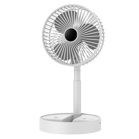 Draagbare Oplaadbare Telescopische Tafelventilator met Stil Ontwerp en Verstelbare Hoogte