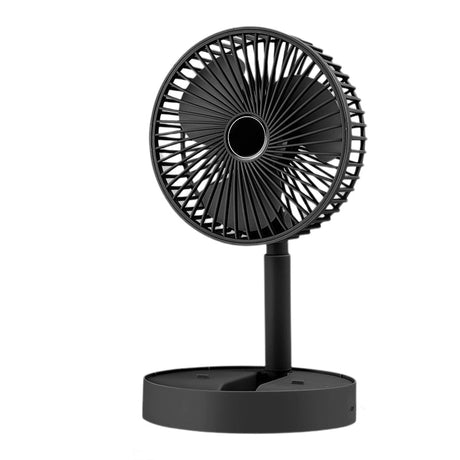 Draagbare Oplaadbare Telescopische Tafelventilator met Stil Ontwerp en Verstelbare Hoogte