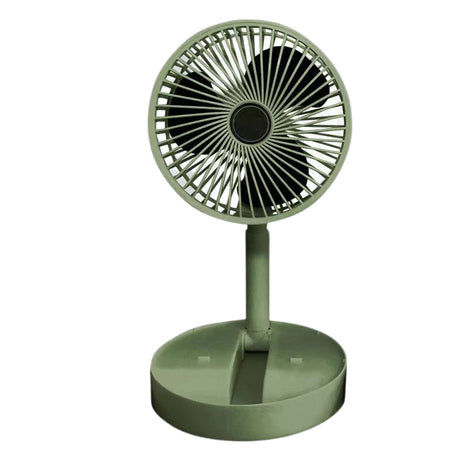 Draagbare Oplaadbare Telescopische Tafelventilator met Stil Ontwerp en Verstelbare Hoogte