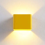 LumiBox - Vierkante LED Wandlamp | Modern Design in Zwart, Wit en Groen voor Slaapkamer en Woonkamer