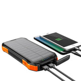 Solar Powerbank 16000mAh – Draagbare Waterdichte Oplader voor Avonturiers en Outdoor Gebruik