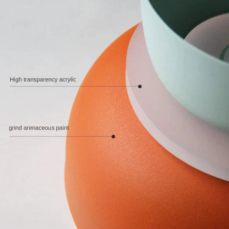 Moderne Hanglamp in Noordse Macaron-stijl | Scandinavisch Design met LED-verlichting voor Woonkamer of Eetkamer