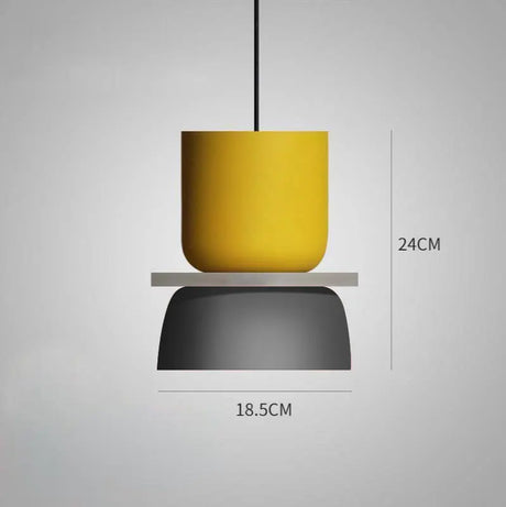 Moderne Hanglamp in Noordse Macaron-stijl | Scandinavisch Design met LED-verlichting voor Woonkamer of Eetkamer