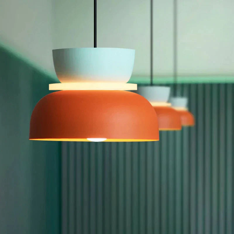 Moderne Hanglamp in Noordse Macaron-stijl | Scandinavisch Design met LED-verlichting voor Woonkamer of Eetkamer