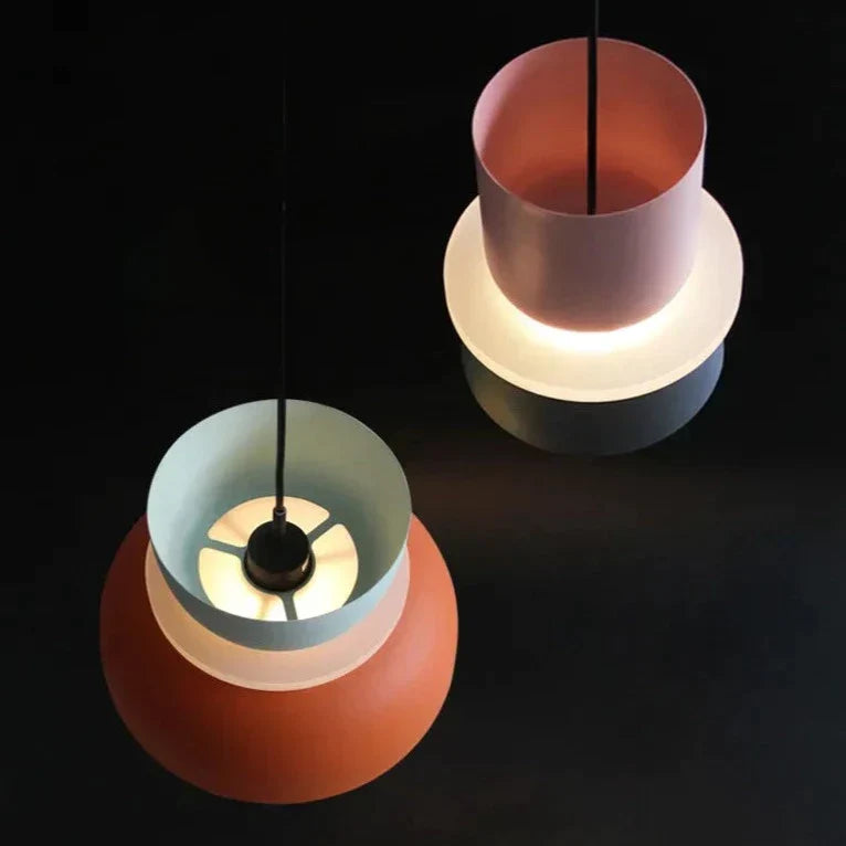 Moderne Hanglamp in Noordse Macaron-stijl | Scandinavisch Design met LED-verlichting voor Woonkamer of Eetkamer