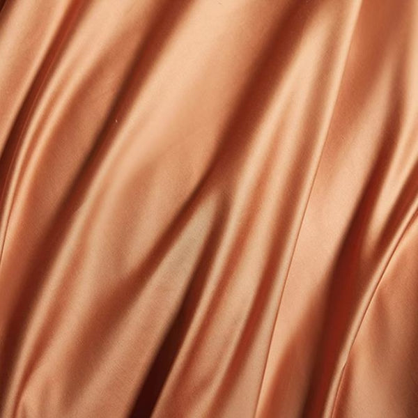Luxe Satijnen Katoen Beddengoed Set 4-delig | 100% Katoen Geborduurd | Beschikbaar in Grijs, Khaki, Blauw, Oranje